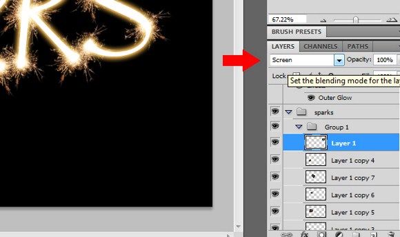 Creating the Sparkler Text Effect in Photoshop