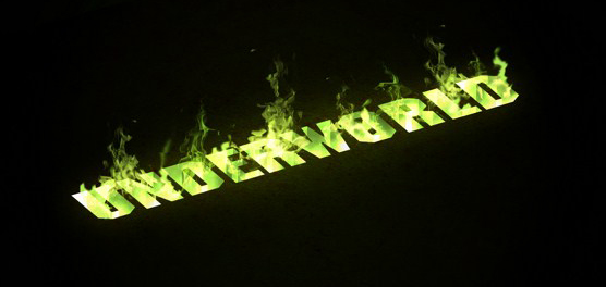 3D Text Effect: Underworld