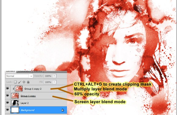 Creating Bleeding Photo Effect