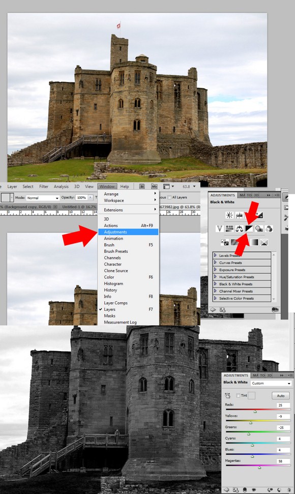 Non-destructive Photo Editing - Editing Photos Using Adjustment Layers