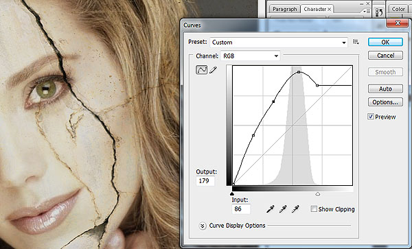 Cracked Face Tutorial