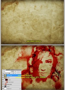 Creating Bleeding Photo Effect