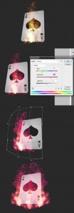 Creating a Realistic Gambit’s Flaming Playing Card